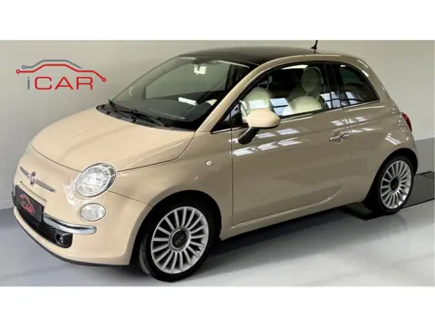 Fiat 500 1.2 Cult-Vol Leder-Panorama-Carplay Cappuccino