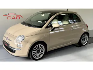 Fiat 500 1.2 Cult-Vol Leder-Panorama-Carplay Cappuccino