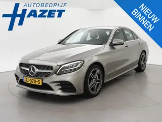 Mercedes-Benz C-klasse 180 AMG-LINE AUT. FACELIFT + AFN. TREKHAAK | BREEDBEELD NAVI | STOELVERW. | C