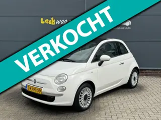 Fiat 500 1.2 Lounge *distrib. nieuw *pano *airco *bluetooth