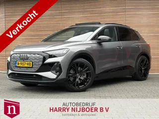 Audi Q4 e-tron 40 S-Line Plus 77 kWh SOH 93.9 % Panodak / Stoelverw. / Leder / Trekhaak / 21"lm velg