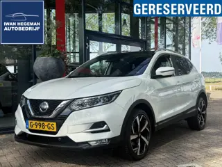 Nissan Qashqai 1.3 DIG-T 160PK Tekna AUTOMAAT | Panodak | Trekhaak | Cruise Control | Licht metalen 