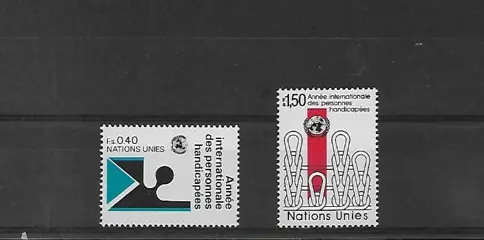 UNO-Geneve Michel nr. 97-98 Postfris