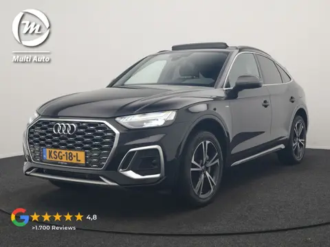 Audi Q5 Sportback 50 TFSI e 2x S Line PHEV 300pk Dealer O.H. | Trekhaak Af Fabriek | Panodak | 360 C