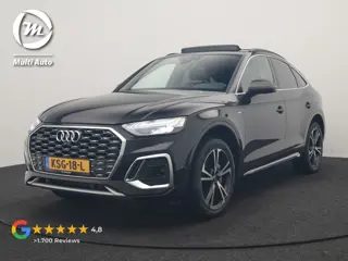 Audi Q5 Sportback 50 TFSI e 2x S Line PHEV 300pk Dealer O.H. | Trekhaak Af Fabriek | Panodak | 360 C