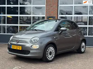 Fiat 500 0.9 TwinAir Turbo Lounge, airco, cruise, pano dak, 17 inch LM, NL auto