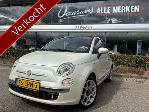 Fiat 500 1.2 Rock schuif/kanteldak - Automaat - Airco - Parkeersensor achter - Lederen bekleding - B