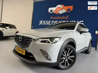 Mazda CX-3 2.0 SkyActiv-G 150 GT-M 4WD / bj.2015 / parelmoer grijs/wit / leder/navigatie / NAP met 1