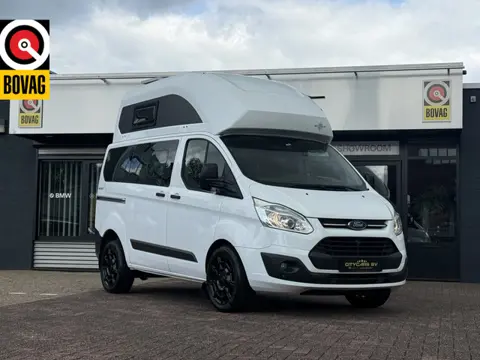 Westfalia Ford Nugget hoogdak buscamper airco cruise ctr 4 slaapplaatsen 2x zonnepaneel keuken trekh