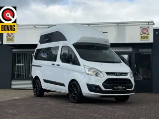 Westfalia Ford Nugget hoogdak buscamper airco cruise ctr 4 slaapplaatsen 2x zonnepaneel keuken trekh