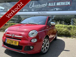 Fiat 500 0.9 TwinAir Turbo 500S Glazen panoramadak - Airco - Lederen bekleding - Bluetooth - Licht m