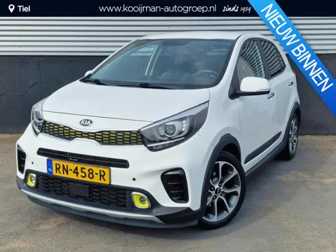 Kia Picanto 1.0 T-GDI X-Line 100PK, Dealeronderhouden, Navigatie, Lederen bekleding, Stoel- & Stuurw
