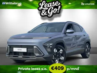 Hyundai KONA 1.6 GDI HEV Premium Sky Met Lederen Bekleding, Stoelverwarming, Camera en Navigatie Pri