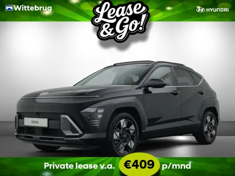 Hyundai KONA 1.6 GDI HEV Premium Sky Full Hybride Automaat met Panorama schuifdak, Navigatie, Ledere