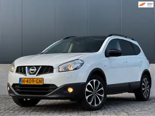 Nissan Qashqai +2 1.6|360•|PANO|7PERS|HALFLEDER|NAVI|STOELVERW