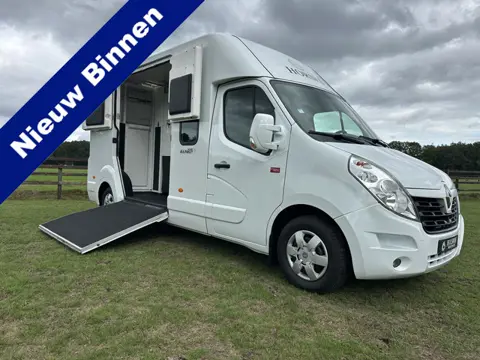 Renault Master BARBOT 2-paards paardenvrachtwagen dubbel cabine 5 pers. Pro-Safety