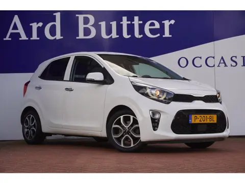 Kia Picanto 1.0 DPi DynamicPlusLine+Ecc+Led+Breed-Navigatie+camera+cruise+Leder-Multie-stuur = 37 DK