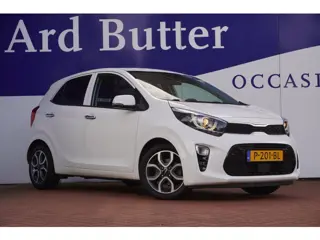 Kia Picanto 1.0 DPi DynamicPlusLine+Ecc+Led+Breed-Navigatie+camera+cruise+Leder-Multie-stuur = 37 DK
