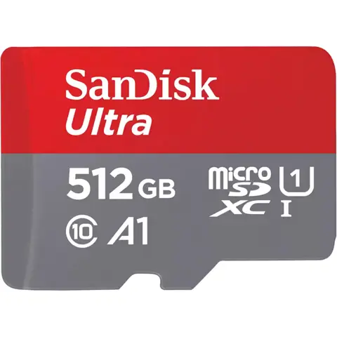 SanDisk Ultra MicroSDXC 512GB inc SD Adapter