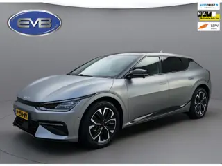 Kia EV6 GT-Line 77.4 kWh, mat grijs, panoramadak, trekhaak, rondom zicht camera,warmtepomp,1 e eigen
