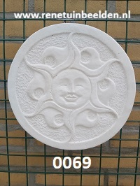 Zon voor aan de wand / schutting. nr 0069