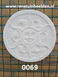 Zon voor aan de wand / schutting. nr 0069