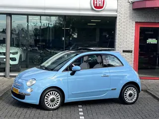 Fiat 500 TwinAir Turbo 85 Lounge AIRCO|SCHUIFDAK|15"|DEALER ONDERHOUDEN|