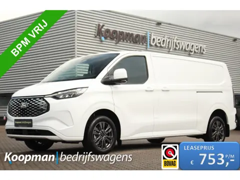 Ford E-Transit Custom 340 L2H1 Limited | 71 kWh | 160kW/218pk | Leder | L+R Schuifdeur | Pro Power |