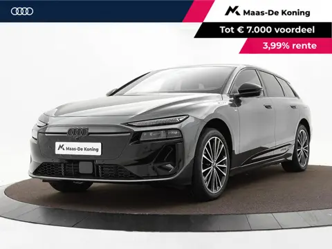 Audi A6 e-tron S edition 83 kWh 286 PK · Trekhaak elek. wegklapbaar · Zwarte lederen sportstoelen · 