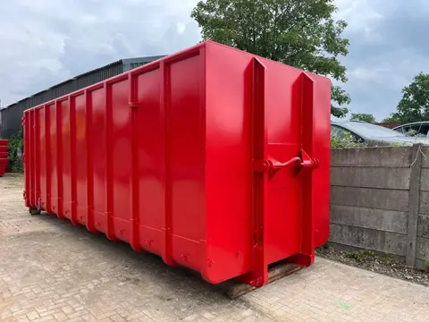 Diversen 40 m3 en 20m3 en. 15m3 op voorraad diversen kleuren . Ral 3000 rood en ral 7016 grijs!