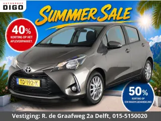Toyota Yaris 1.0 VVT-i Aspiration | Airco | Bluetooth | Lichtmetalen velgen | Mistlampen |