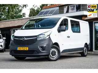 Opel Vivaro 1.6 CDTI L2H1 Dubbele Cabine I Trekhaak I 6 Persoons I Airco I Cruise I Navigatie I Blue