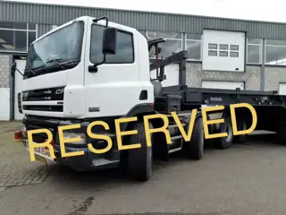 DAF CF 85.460 8x4 + 6 as Dieplader / 6 axles Lowbed trailer - RESERVED/RESERVÉE