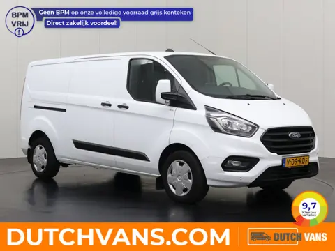 Ford Transit Custom 2.0TDCi 130PK Lang | Achterdeuren | Multimedia | 3-Zits | Betimmering | Airco | 