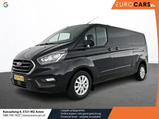 Ford Transit Custom 300 2.0 TDCI L2H1 Limited Dubbele cabine Automaat Navigatie Airco 2x Schuifdeure