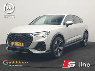 Audi Q3 Sportback 45 TFSI e 2x S Line PHEV 245pk Dealer O.H | Adaptive Cruise | Camera | Blis | Matr