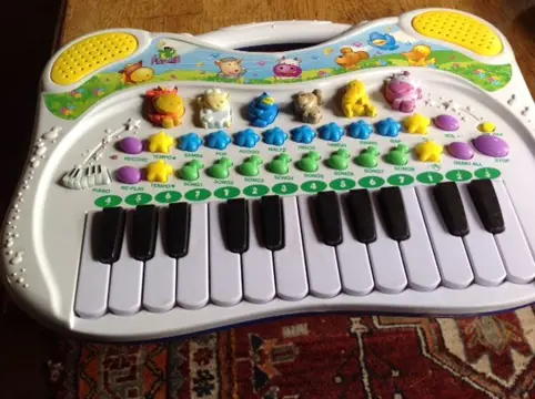 Kinderpiano / keyboard - volop geluid - van dieren - div. Soorten