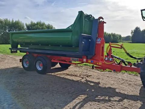 Bigab 7-10 7-10 haakarm/kipper incl container en plateau Hydro geremd
