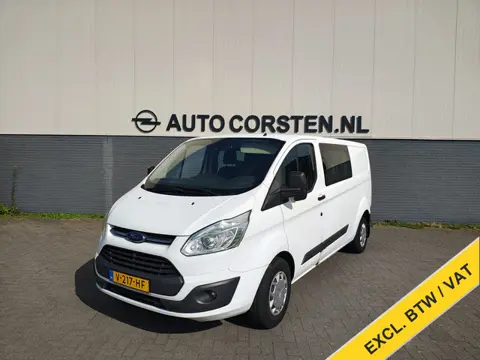 Ford Transit Custom 290 2.2TDCI L2H1 Dubbele Cabine 6-Persoons Camera Navi Cruise Control Bluetooth 