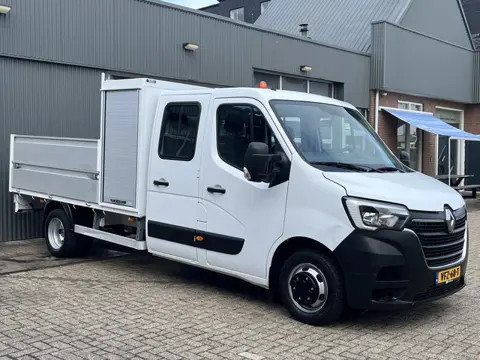 Renault Master T35 2.3 dCi L3 DC Airco Cruise controle Trekhaak 3500kg trekgewicht Open laadbak Pick