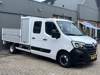Renault Master T35 2.3 dCi L3 DC Airco Cruise controle Trekhaak 3500kg trekgewicht Open laadbak Pick