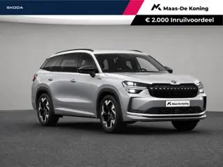 Škoda Kodiaq Sportline Limited PHEV 204 PK SUV | Smokey Diamond | Trekhaak uitklapbaar | 2.000,- inr
