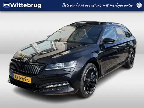 Škoda Superb Combi 1.4 TSI iV Sportline Business / AUTOMAAT/ TREKHAAK/ PANO/ MEMORY SEAT/ STANDKACHE