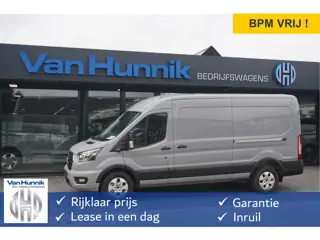 Ford Transit 350L L3H2 Limited AUT-8 165PK BPM VRIJ Navi, Adap. Cruise, 360° Cam, Trekhaak, 2x Schui