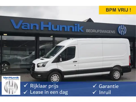 Ford Transit 350L 130PK L3H2 Trend AUT BPM VRIJ!! Clima, 12" Sync 4 Navi, 270º deur, Trekhaak!! NR. 