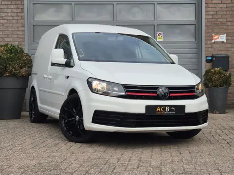 Volkswagen Caddy 2.0 TDI L1H1 , Airco , 185 pk Zwart LEDER