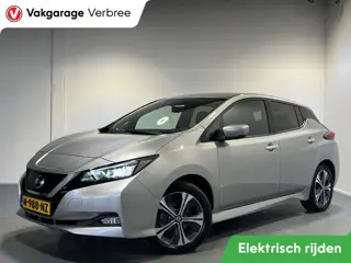 Nissan Leaf e+ Tekna 62 kWh | Navigatie/Android/Apple Carplay | LM Velgen 17" | Voorstoelen/Achterba