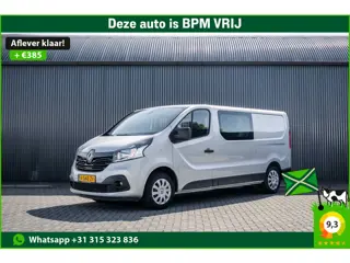 Renault Trafic 1.6 dCi 125PK L2H1 | DC 5-Zits | Camera | Cruise | Airco | Trekhaak