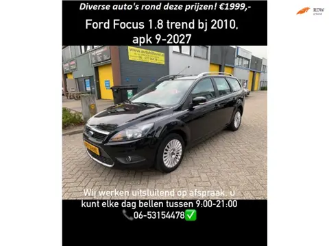 Ford Focus Wagon 1.8 Limited, ( nette Nederlandse auto. boekje - nap-pas , diverse rond deze prijzen