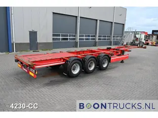 Krone SD 2x20-30-40ft HC | FIXED CHASSIS * LIFT AXLE * BPW / DISC * NL TRAILER * APK 02-2027